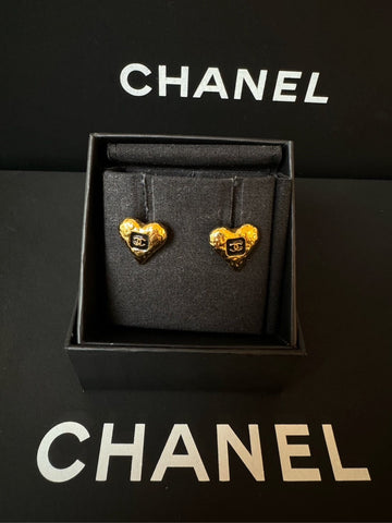 Top Quality Chanel Lava Heart Earrings