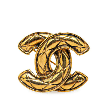 Top Quality Chanel Coco Mark Gold Brooch