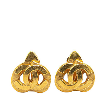 Top Quality Chanel   Heart Earrings Gold