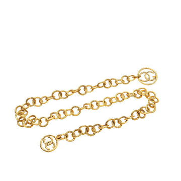 Top Quality Chanel   Coco Mark Chain Belt Gold