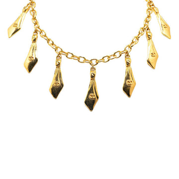 Top Quality Chanel Coco Mark Scarf Necklace Gold