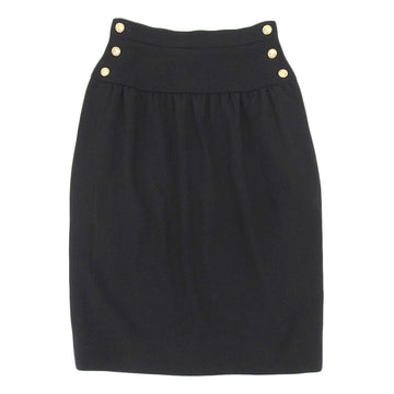 Top Quality Chanel Wool Skirt   Black