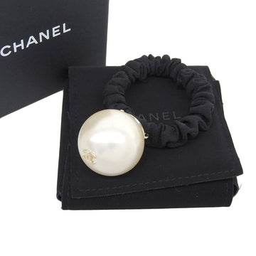 Top Quality Chanel Hair Tie with Faux Pearl Logo