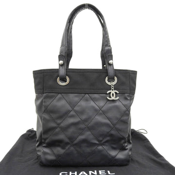 Top Quality Chanel Paris Biarritz PM Leather Canvas Handbag A34208