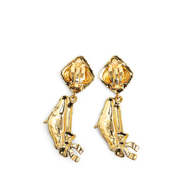 Top Quality Chanel Matelasse Hat Motif Clip Earrings