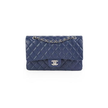 Top Quality Chanel Caviar M/L Classic Flap Navy