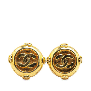 Top Quality Chanel   Coco Mark Round Earrings