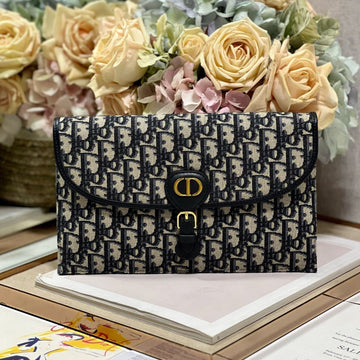 CD BOLuxe CarryY 27CM BLUE OBLIQUE EMBROIDERY By Luxe Carry