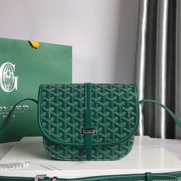 BELVEDERE PM BAG 21CM GREEN CANVAS Luxe Carry