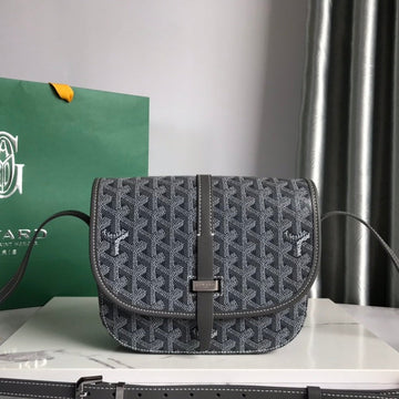 BELVEDERE PM BAG 21CM GREY CANVAS Luxe Carry Bags