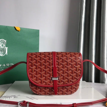 BELVEDERE PM BAG 21CM RED CANVAS Luxe Carry Bags