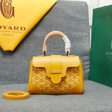 SAIGON SOUPLE MINI BAG YELLOW CANVAS Luxe Carry