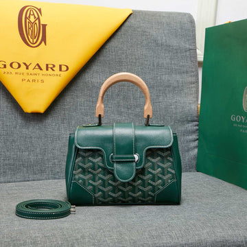 SAIGON SOUPLE MINI BAG GREEN CANVAS Luxe Carry