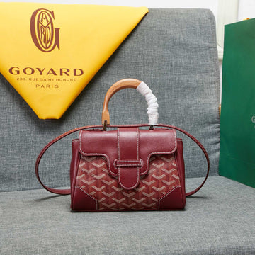 SAIGON SOUPLE MINI BAG BURGUNDY CANVAS Luxe Carry Bags