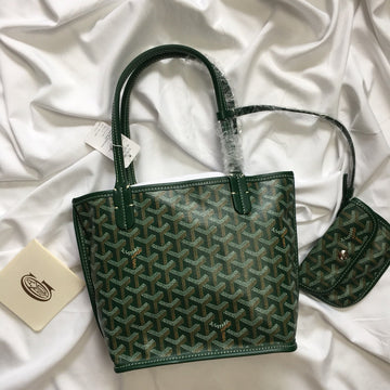 MINI HOBO BOHEME 38CM GREEN CANVAS Luxe Carry