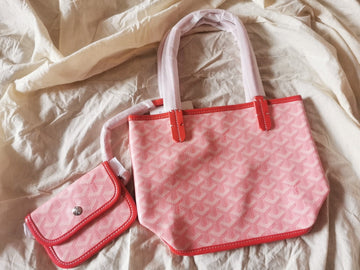 MINI HOBO BOHEME 38CM PINK CANVAS Luxe Carry Bags