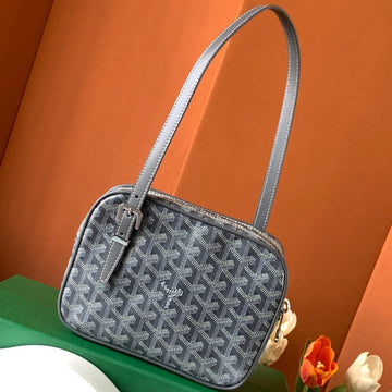 GOYA SECOND-HAND TOAST BAG 21CM GREY CANVAS Luxe Carry