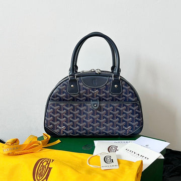 GOYA BOWLING BALL SMALL NAVY BLUE CANVAS Luxe Carry
