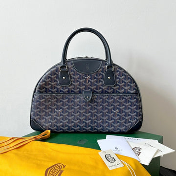 GOYA BOWLING BALL MEDIUM NAVY BLUE CANVAS Luxe Carry Bags