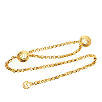 Top Quality Chanel   Coco Mark Belt Gold Plated